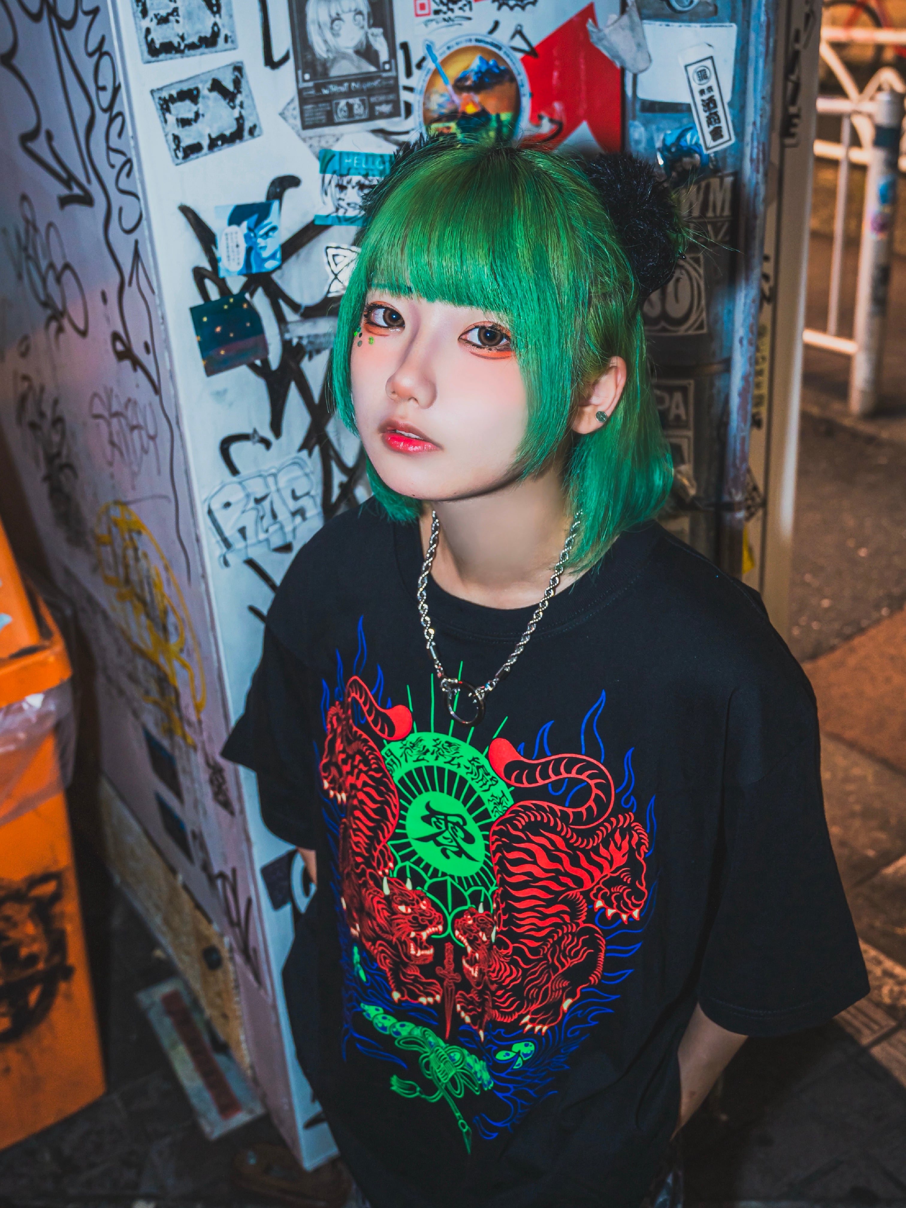 T-shirt 獄炎虎 Orange | 東京13零式