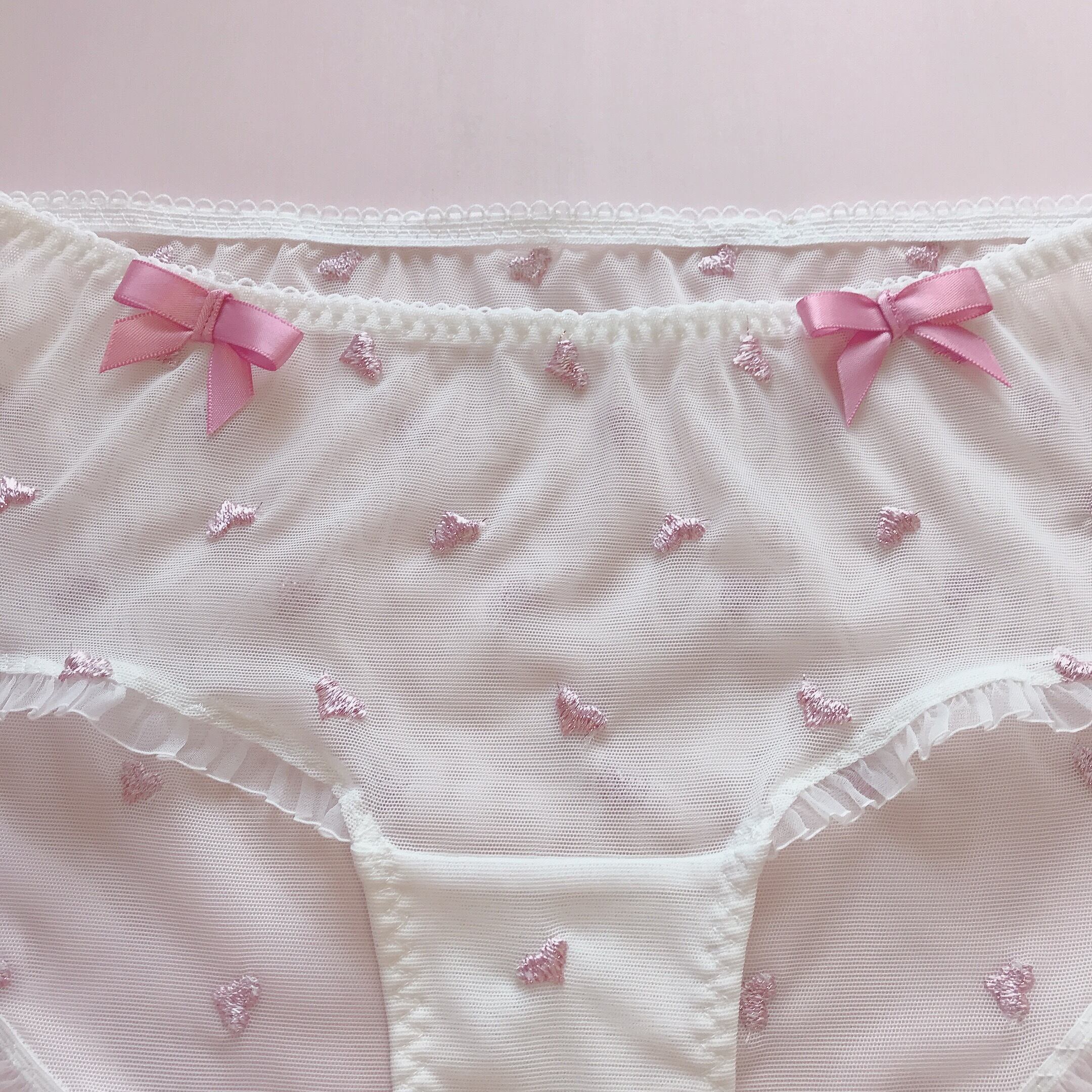pink hearts panty