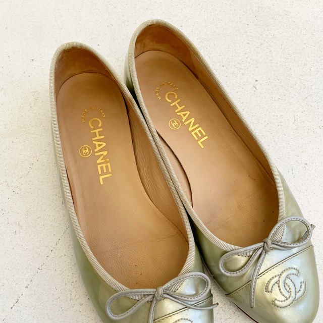 Beregning tjeneren give CHANEL COCO ribbon flat shoes 【36 C 】 | TOKYO LAMPOON online shop