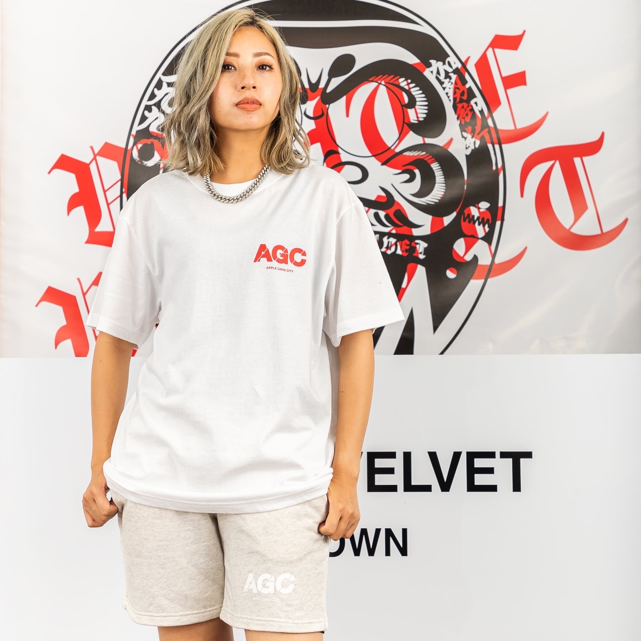 アルページュストーリー【新品タグ付】WILDCATS Tシャツ オフ白 OFF-WHITE(オフホワイト) / タグ付/20AW/MARKER S/S SLIM TEE/T