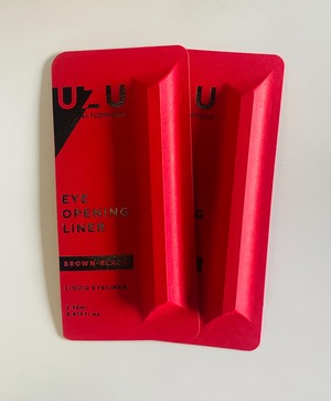 #140送料無料UZU BY FLOWFUSHI (ウズバイフローフシ) アイオープニングライナー [ブラウンブラック] ×2