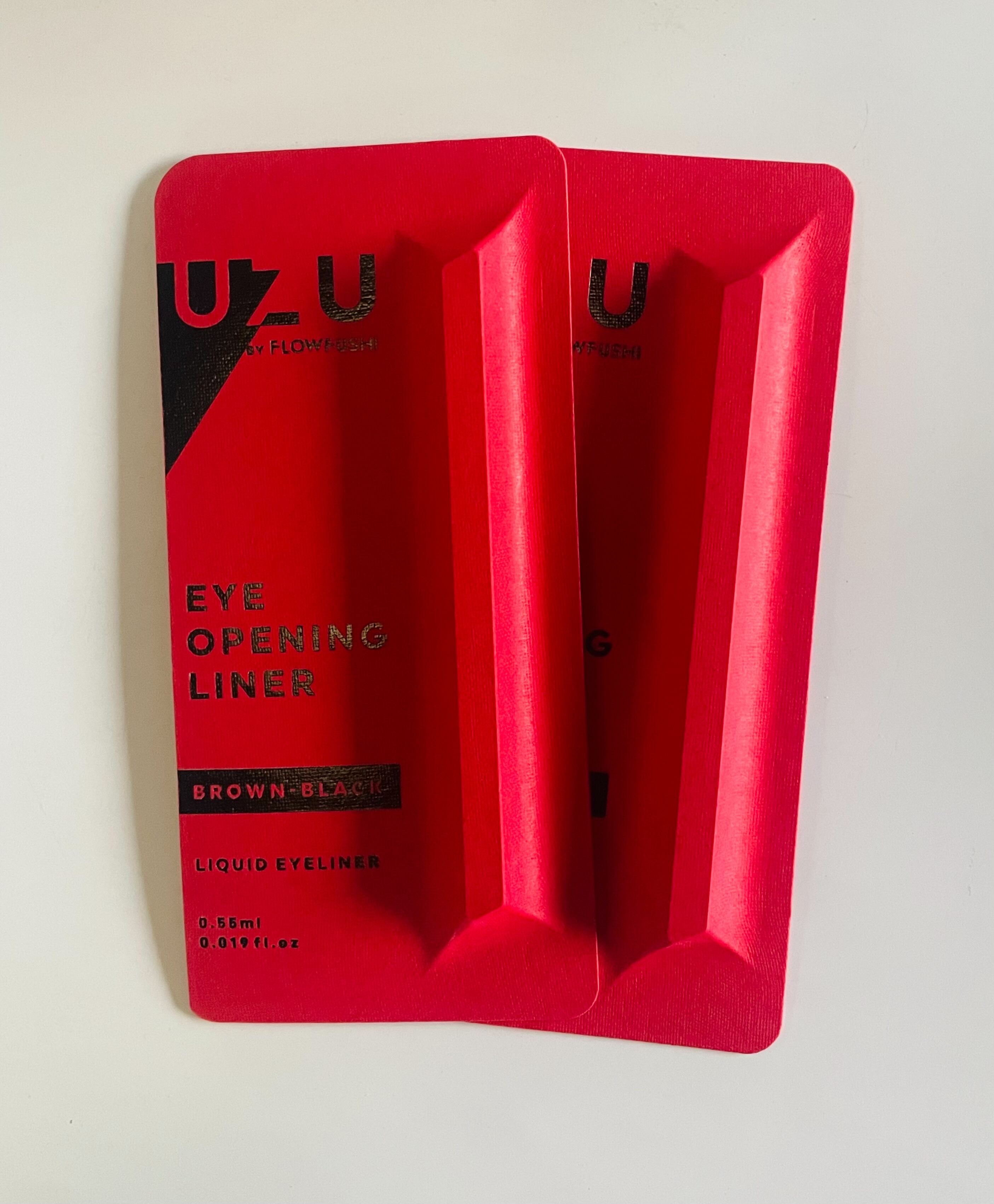 #140送料無料UZU BY FLOWFUSHI (ウズバイフローフシ) アイオープニングライナー [ブラウンブラック] ×2