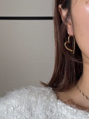 half heart pierce