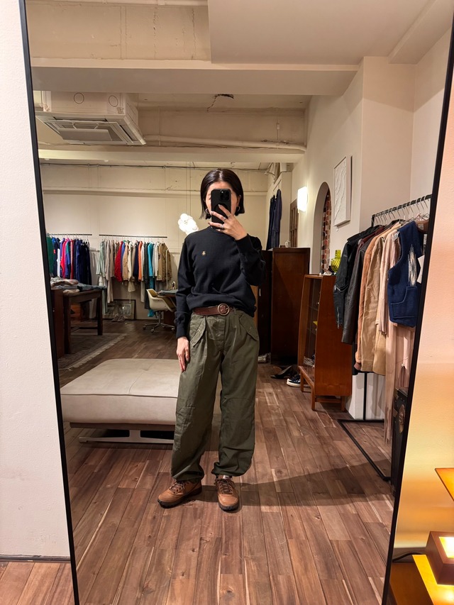 1988s ITALIAN AIR FORCE PARACHUTE TROUSERS(SIZE46 L)