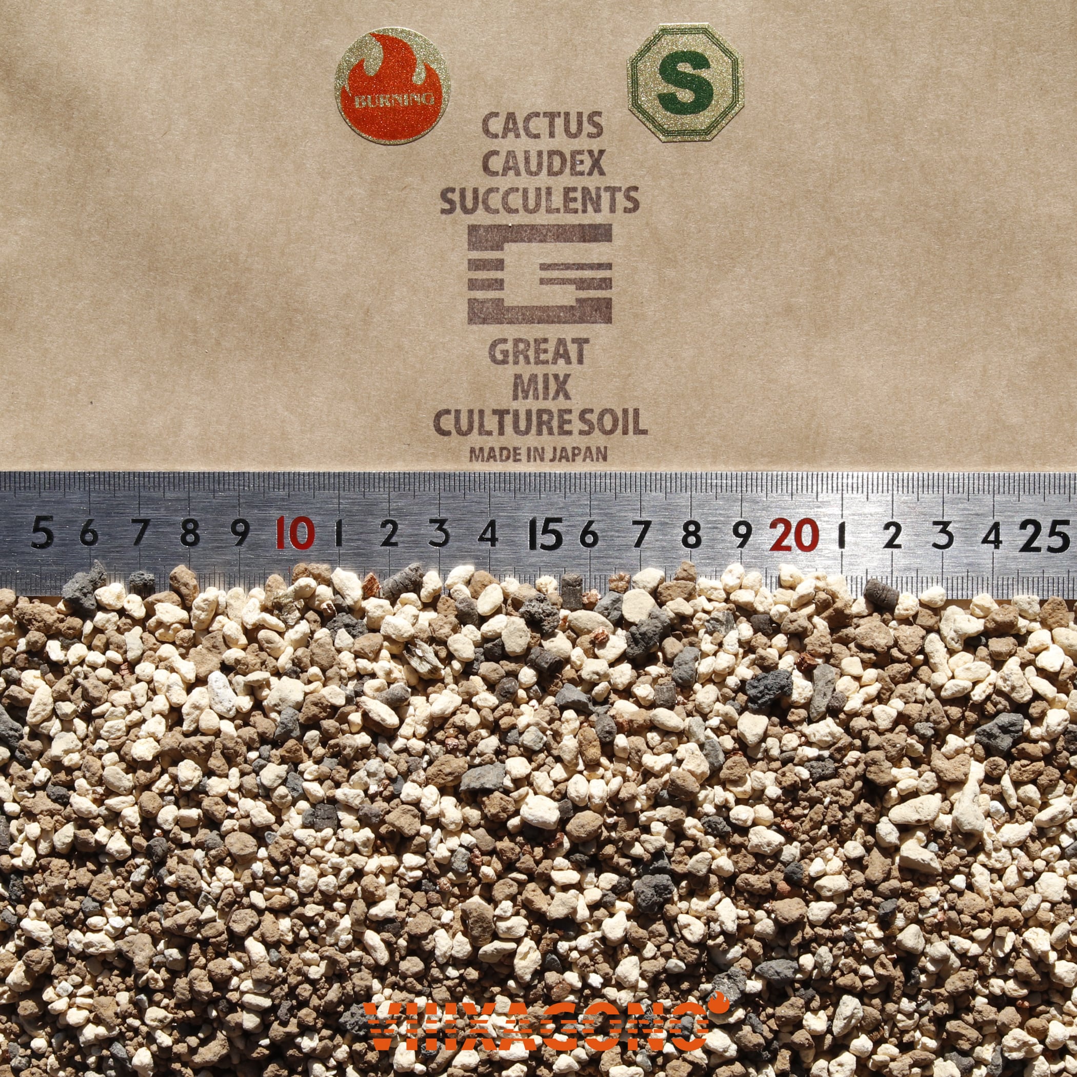 GREAT MIX CULTURE SOIL【SMALL】3L 1mm-6mm サボテン、多肉植物