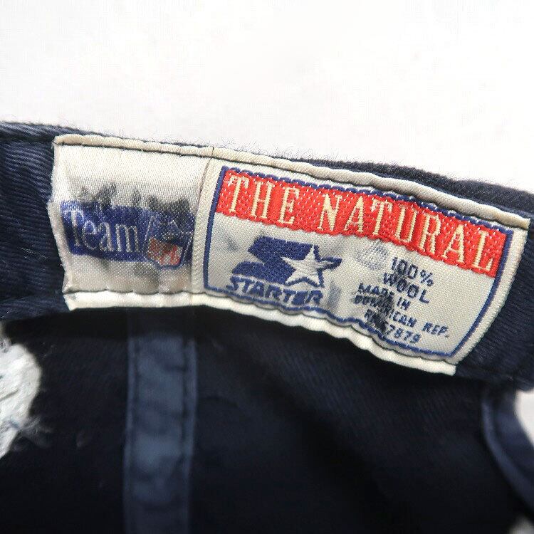 【NFL】希少 チーム刺繍ロゴ STARTER☆スターター ダラスカウボーイズ 古着 スターター NFL ダラス・カウボーイズ 刺繍 キャップ