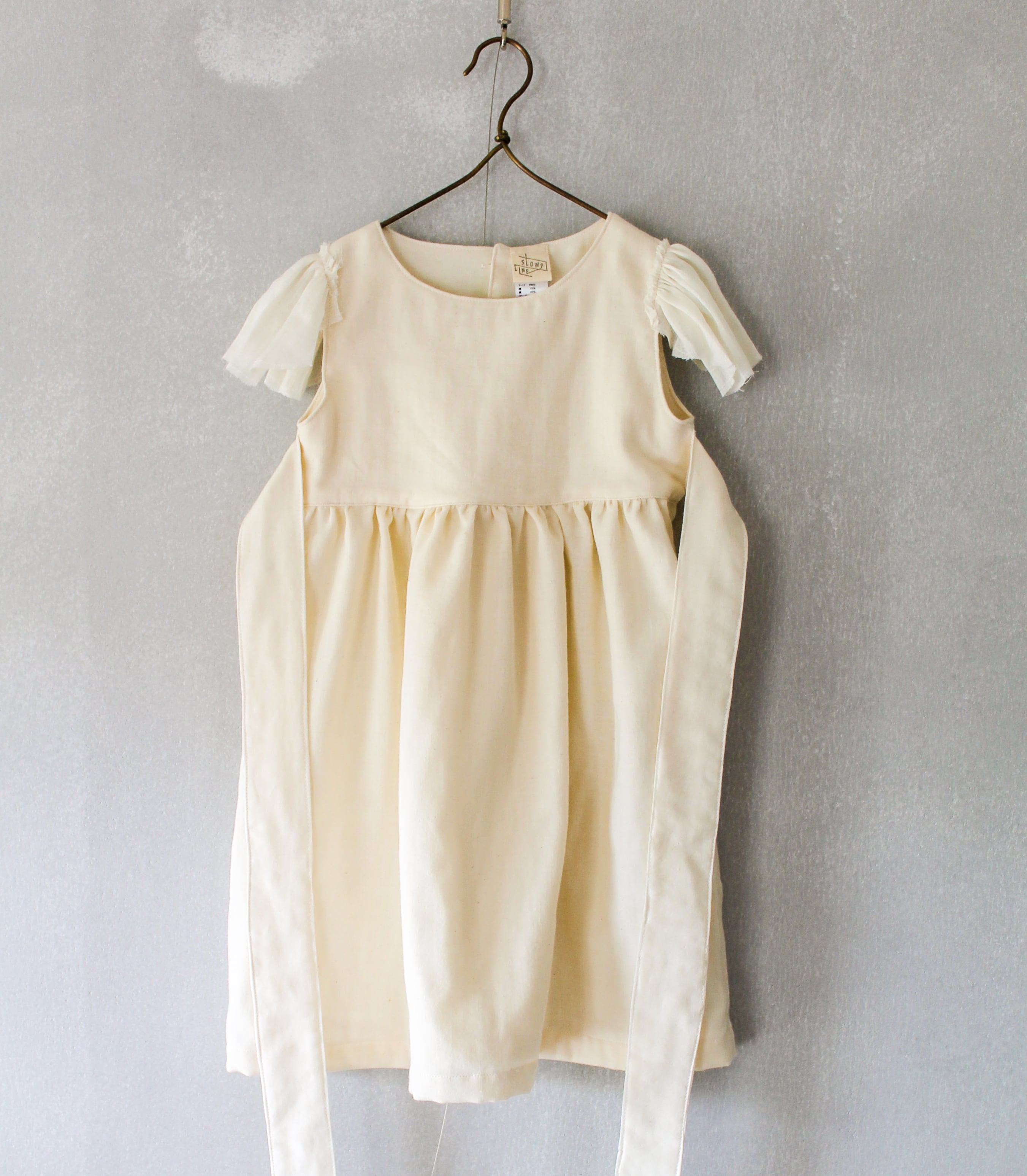 organic relax dress オーガニックコットン ガーゼ リラックス ドレス