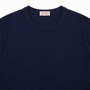 ★定価126,500円・新品未使用★ジョンスメドレー PAXEN パクセン 至高のシルク×カシミヤ 長袖ニット ロイヤルネイビー Sサイズ