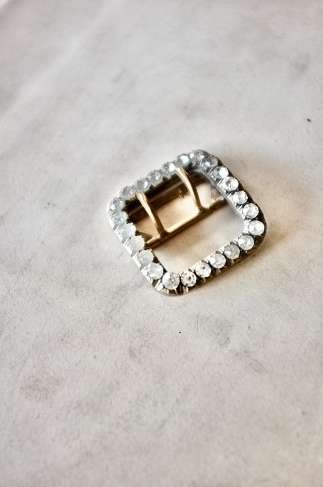 19世紀 フランス 星のエルフとペーストのバックルb アンティーク