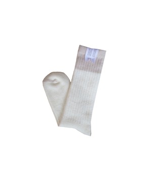 UNUSED / UH0627 LONG SOCKS (OFF WHITE)