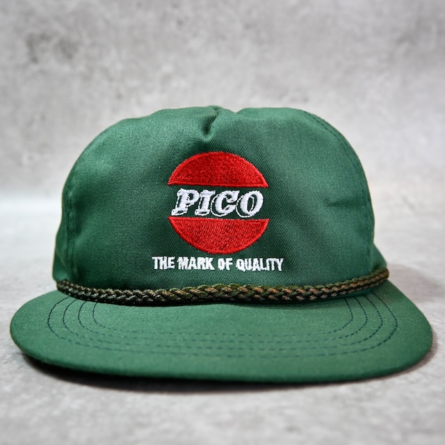[M1662] Vintage 80s 90s PICO 企業物 ロープ キャップ