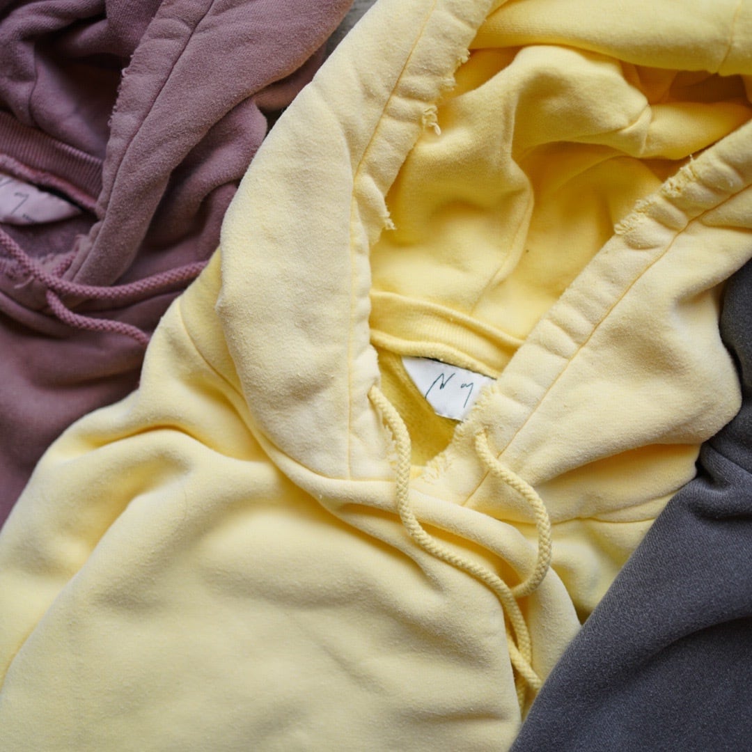 Ancellm / DYED DAMAGE HOODIE / ANC-CT32 / アンセルム ダメージ