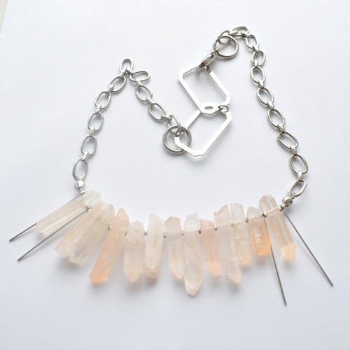 OOP 【雑誌掲載】クォーツエッジネックレス　