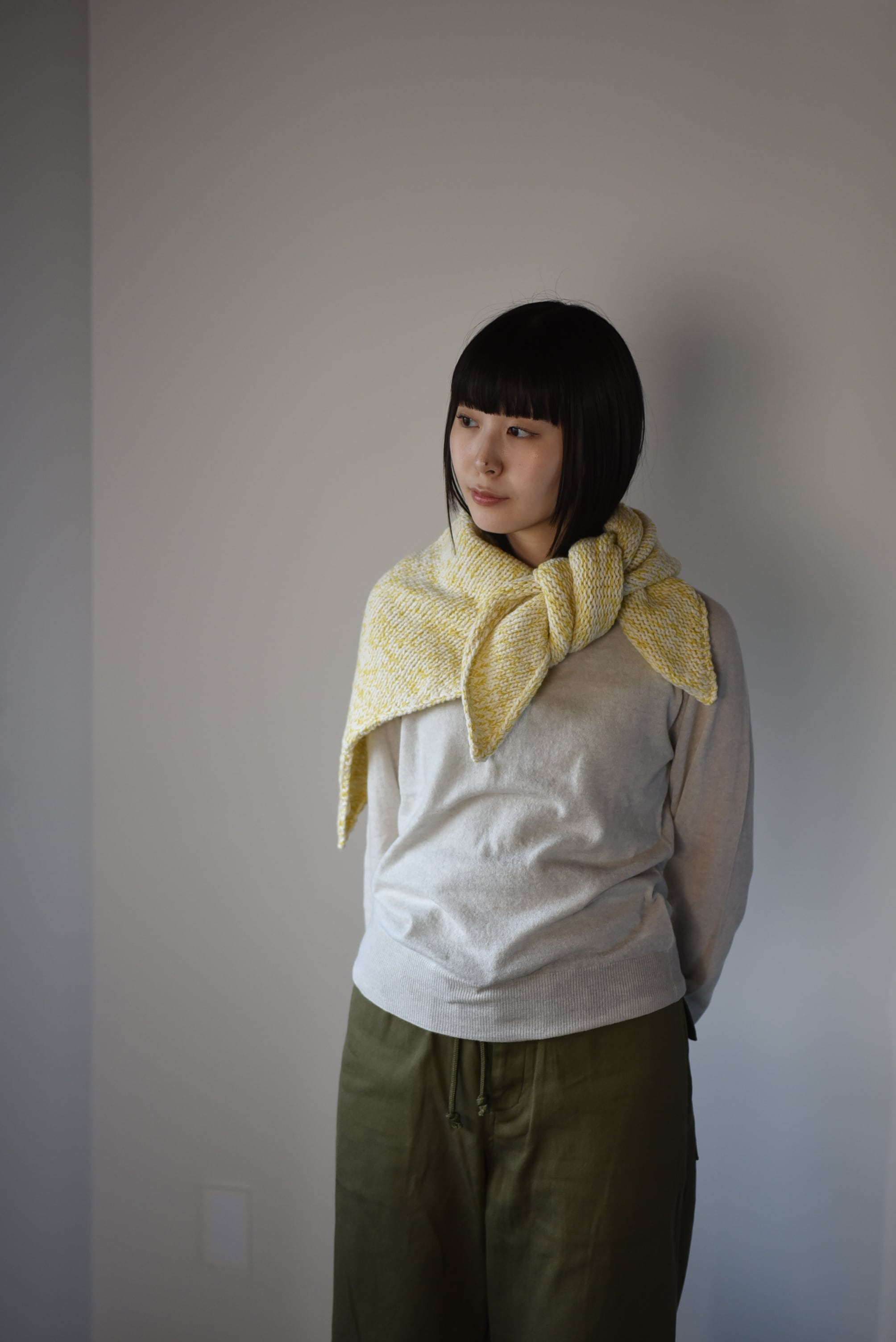 eleven 2nd｜イレブンセカンド｜Sankaku ストール ｜イエローミックス