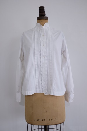 [antique]20s french antique cotton blouse