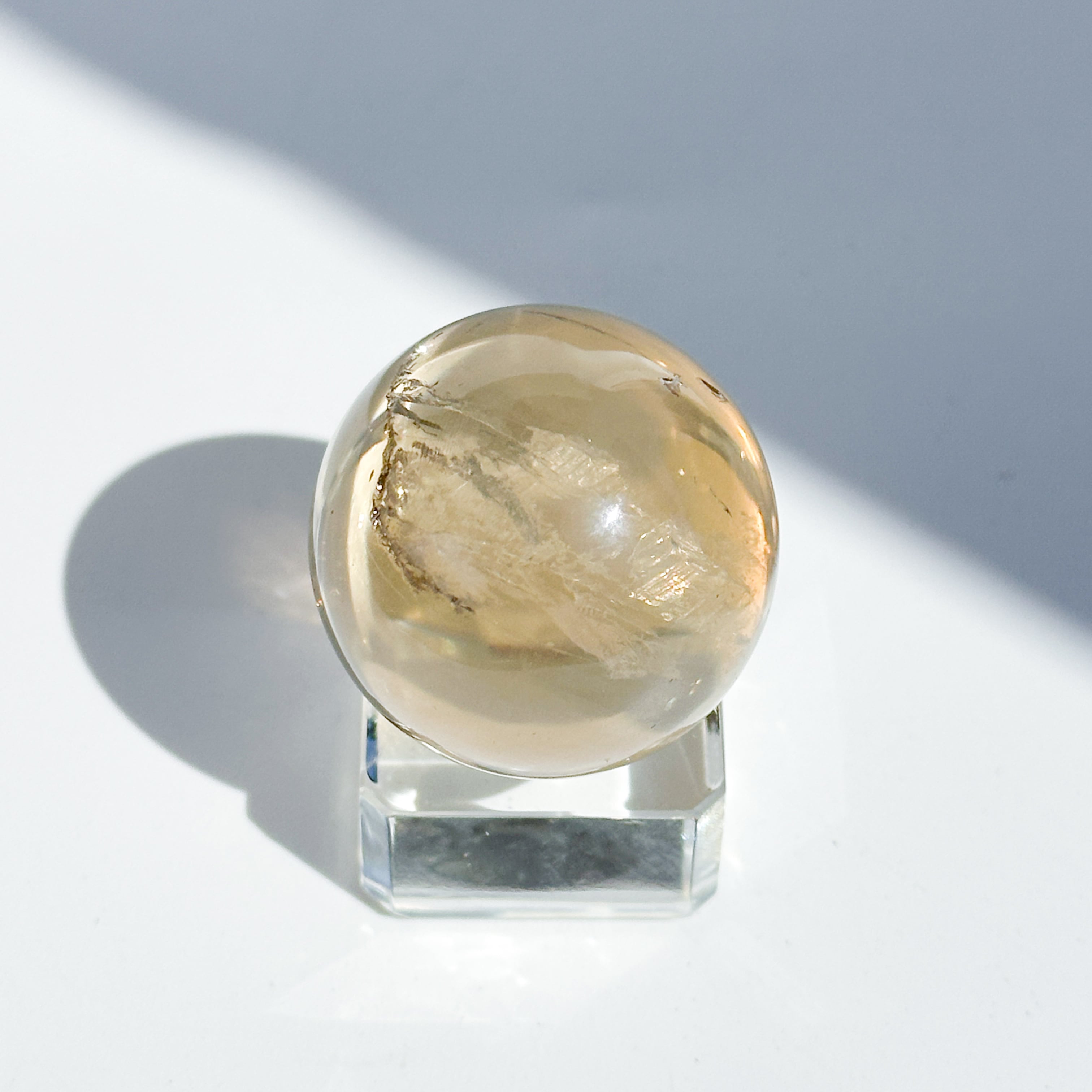 シトリン（黄水晶） スフィア23 ◇ Citrine ◇ 天然石・鉱物
