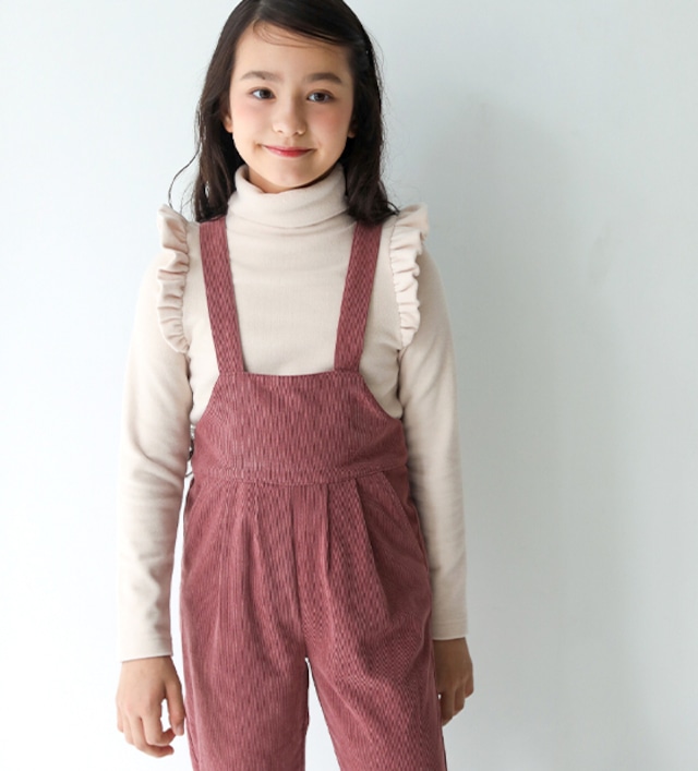 バッククロスサロペットパンツ<Pink>