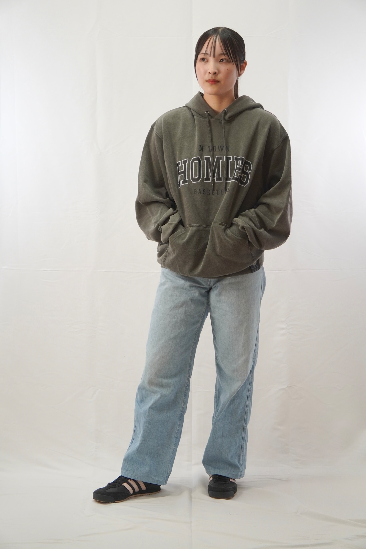 【受注生産】OLD SIGNATURE HOODIE color Fade grey - 6