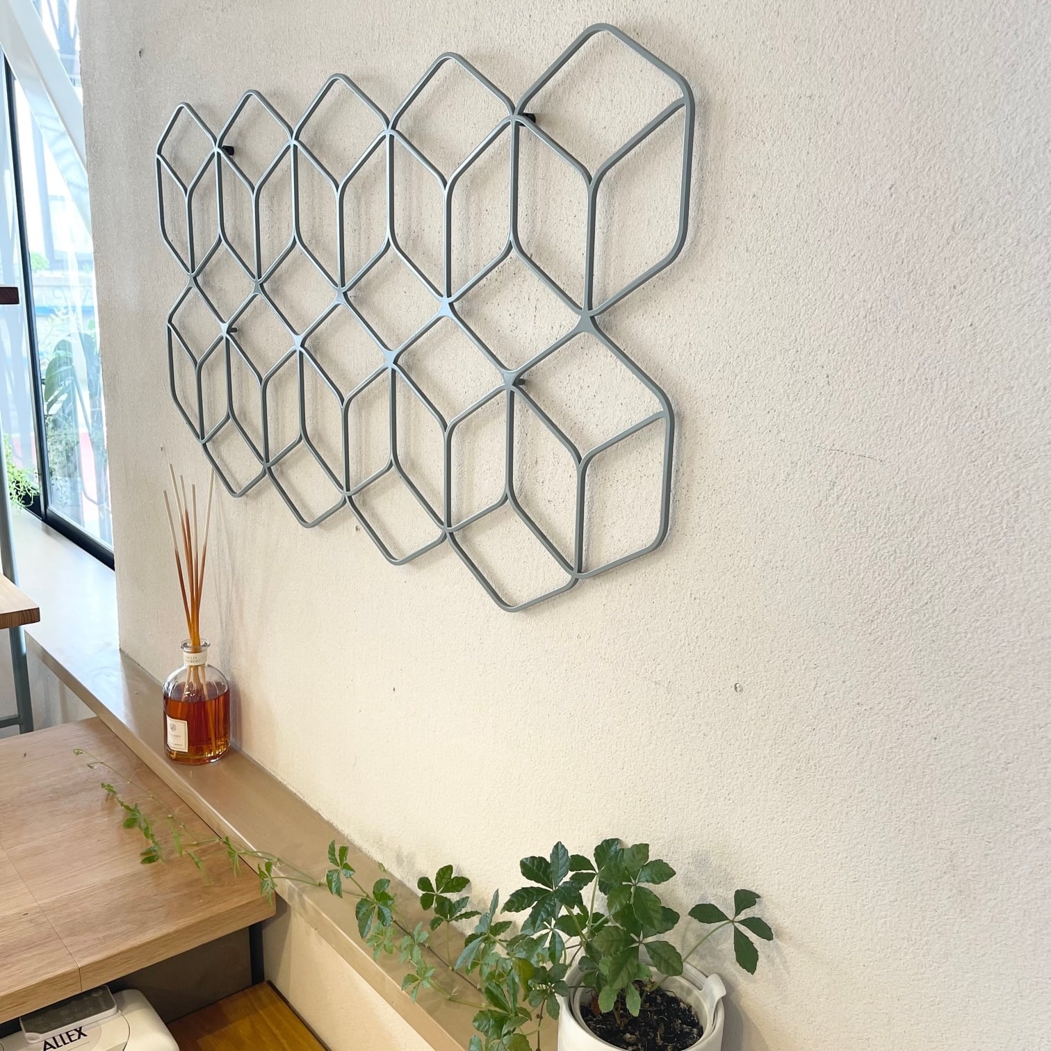 Wall Deco 2×5【Fe-14101 S色】 ウォールデコ 壁掛けインテリア 