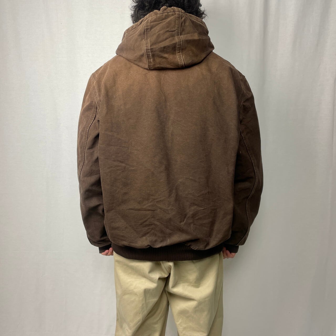 00's Carhartt アクティブジャケット Y06CHT ブラウン dsmasih Carhartt Active Jacket Kids Y06CHT Excelent
