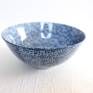 【30319】 梅づくし 大鉢 / Big Bowl Blue Plum Blossom