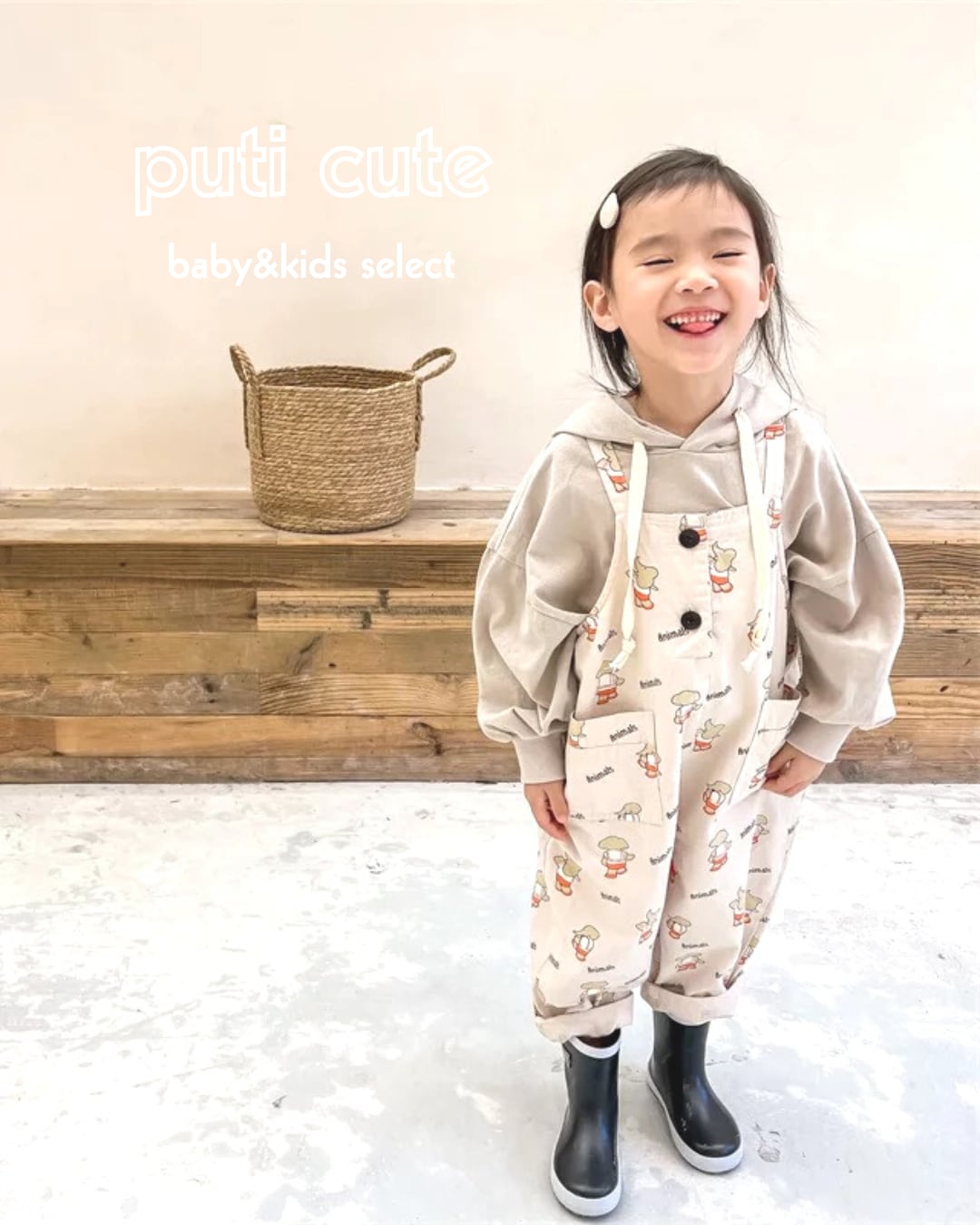 80 ꒰ 即納 ꒱ ぞうさんオーバーオール ⸝⋆