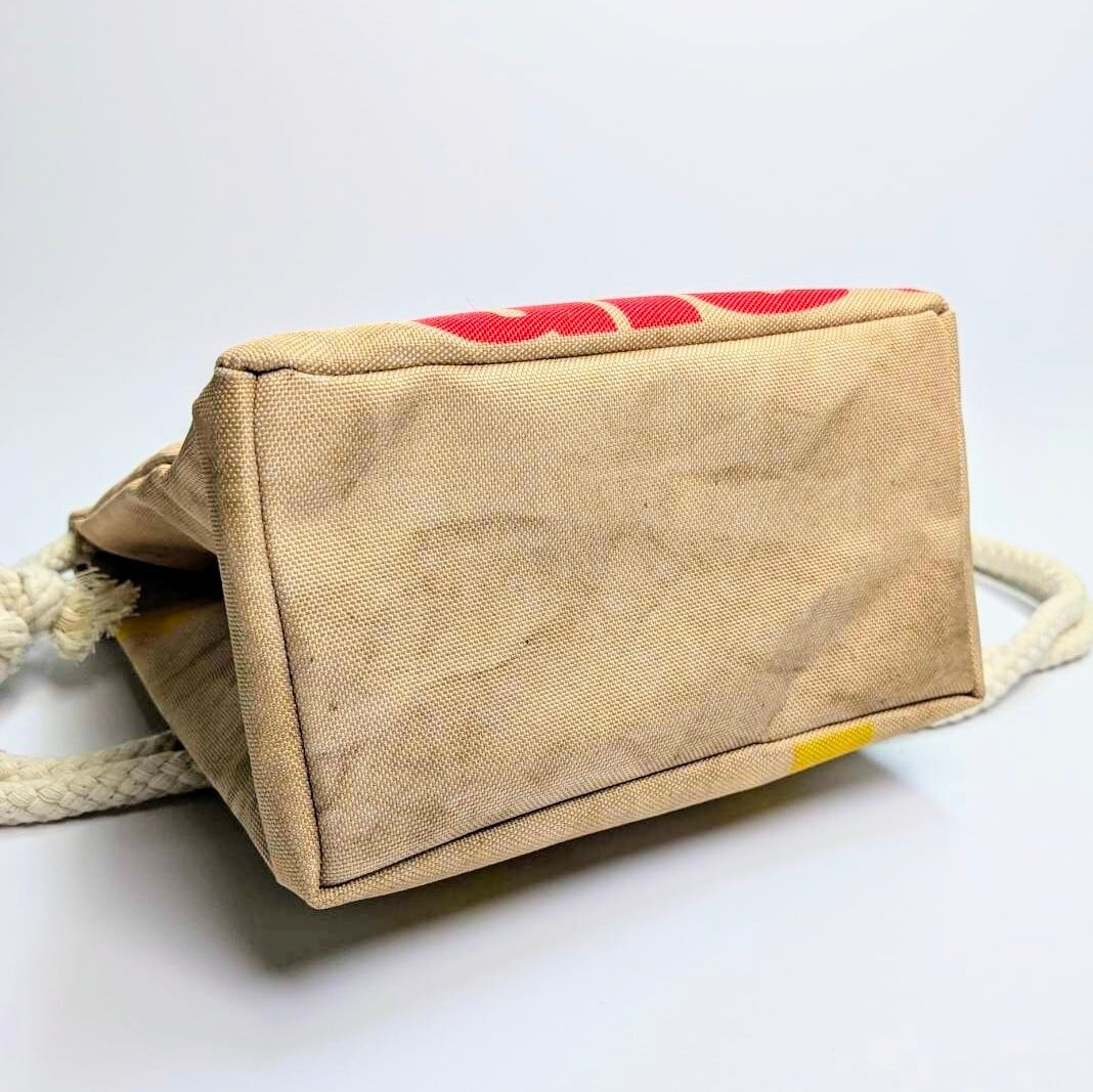 【McDonald(マクドナルド) ポテト】ロープショルダーバッグ*紙袋風 / Food Bag 〚アメリカン雑貨 アメトイ〛