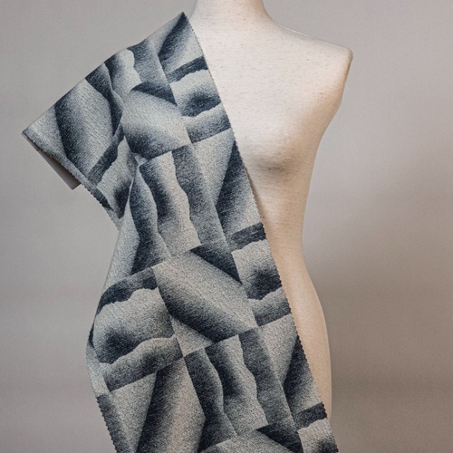 OC3008　Cotton wool block pattern 138 cm width