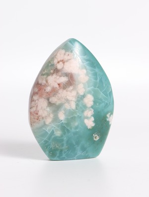 GREEN CHERRY BLOSSOM AGATE