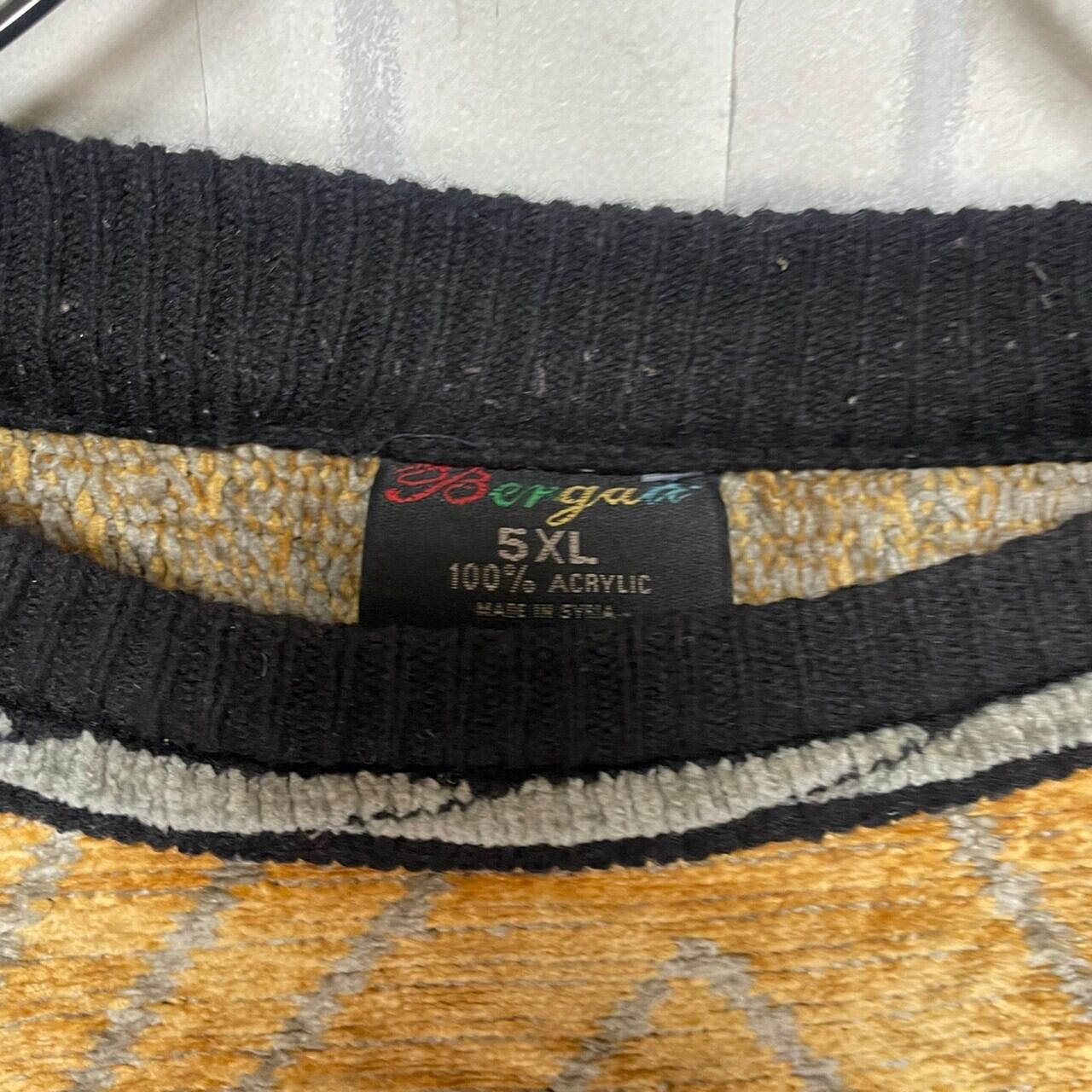 Bergati 3Dニット 5XL アクリル100% | 古着屋OLDGREEN