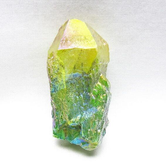 オーラクリスタル 原石 マルチカラー エレスチャル オーラ水晶 一点物 171-8773