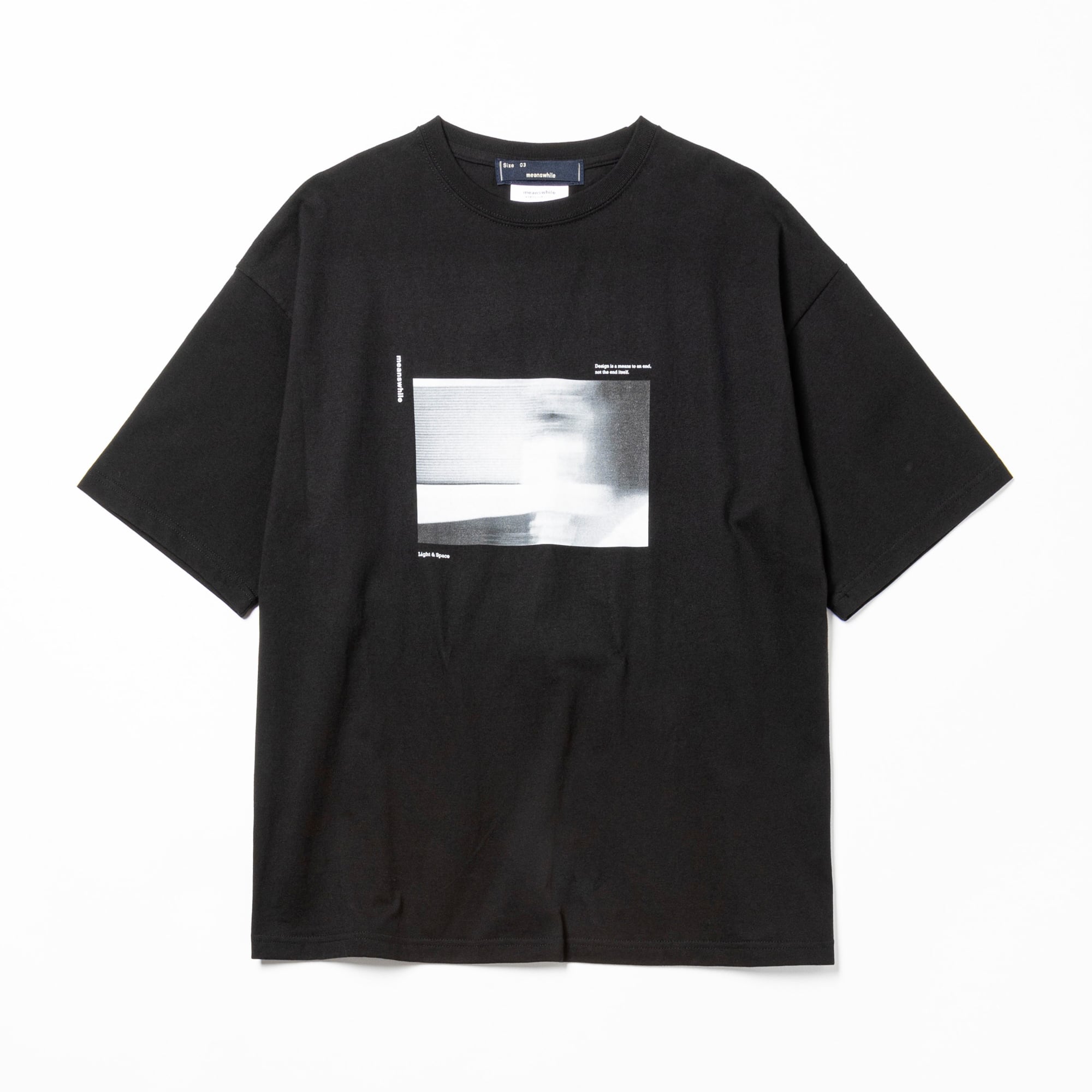 竹尾広告集 Typographic TEE 1991年 72枚 meanswhile Abstract Photograph Tee MW-CT25201 | 1F Store