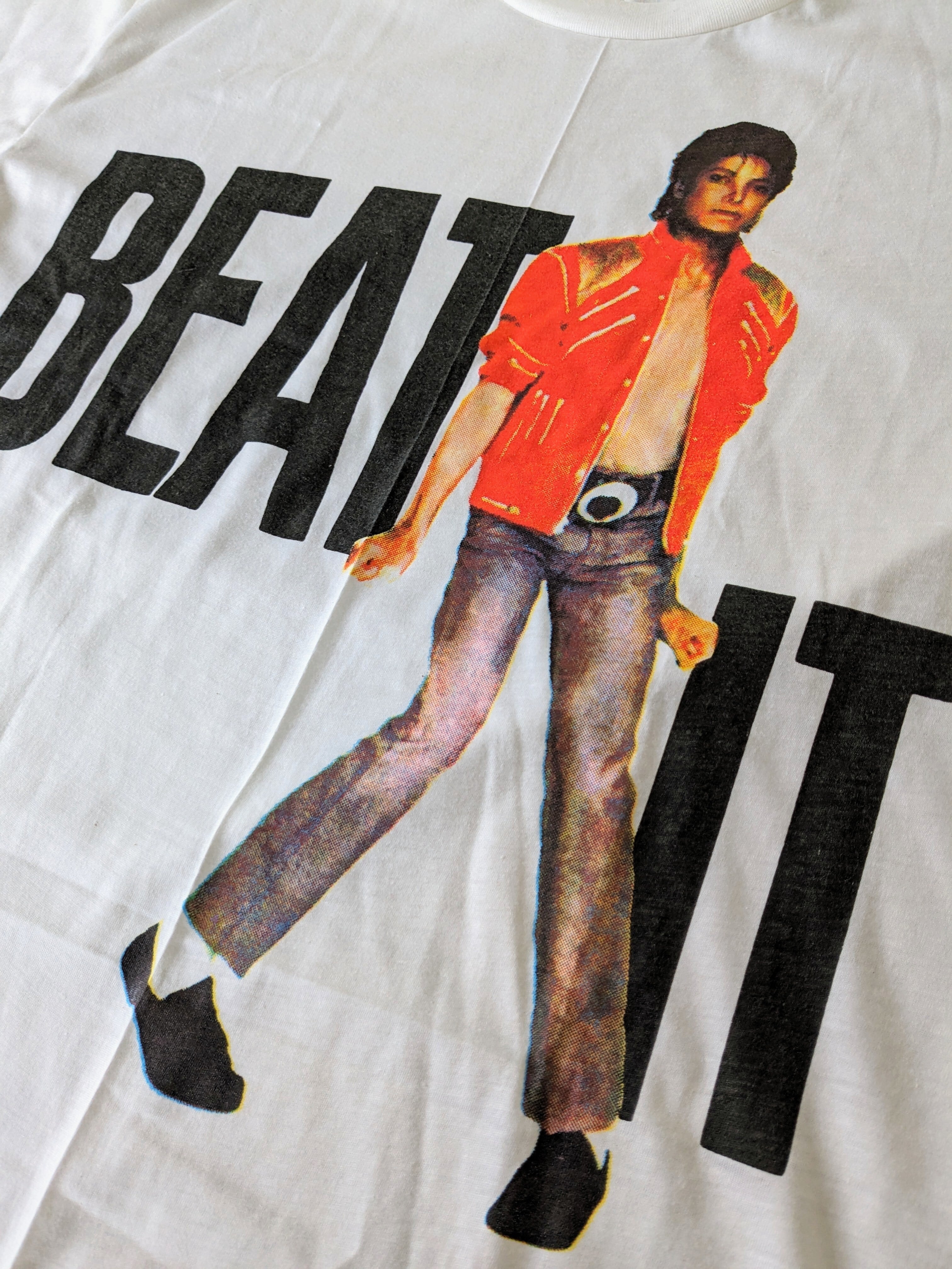 【Tシャツ マイケル・ジャクソン（Michael Jackson)】(BEAT IT) 〚アメリカン雑貨 アメトイ〛