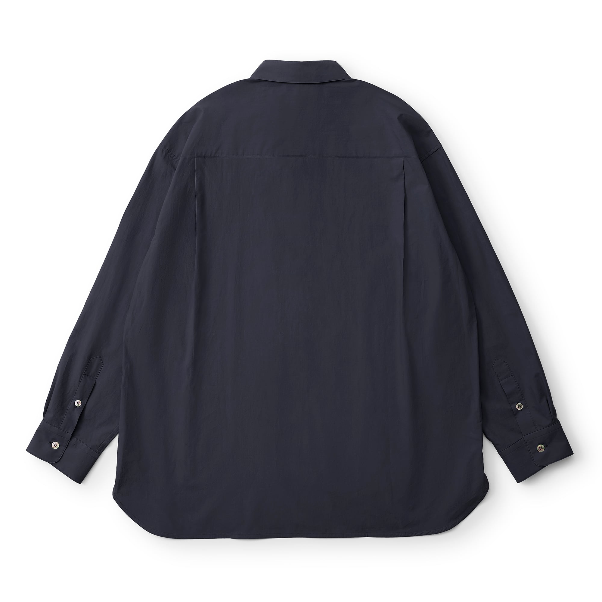 everyone typewriter regular collar shirt (NAVY) | everyone