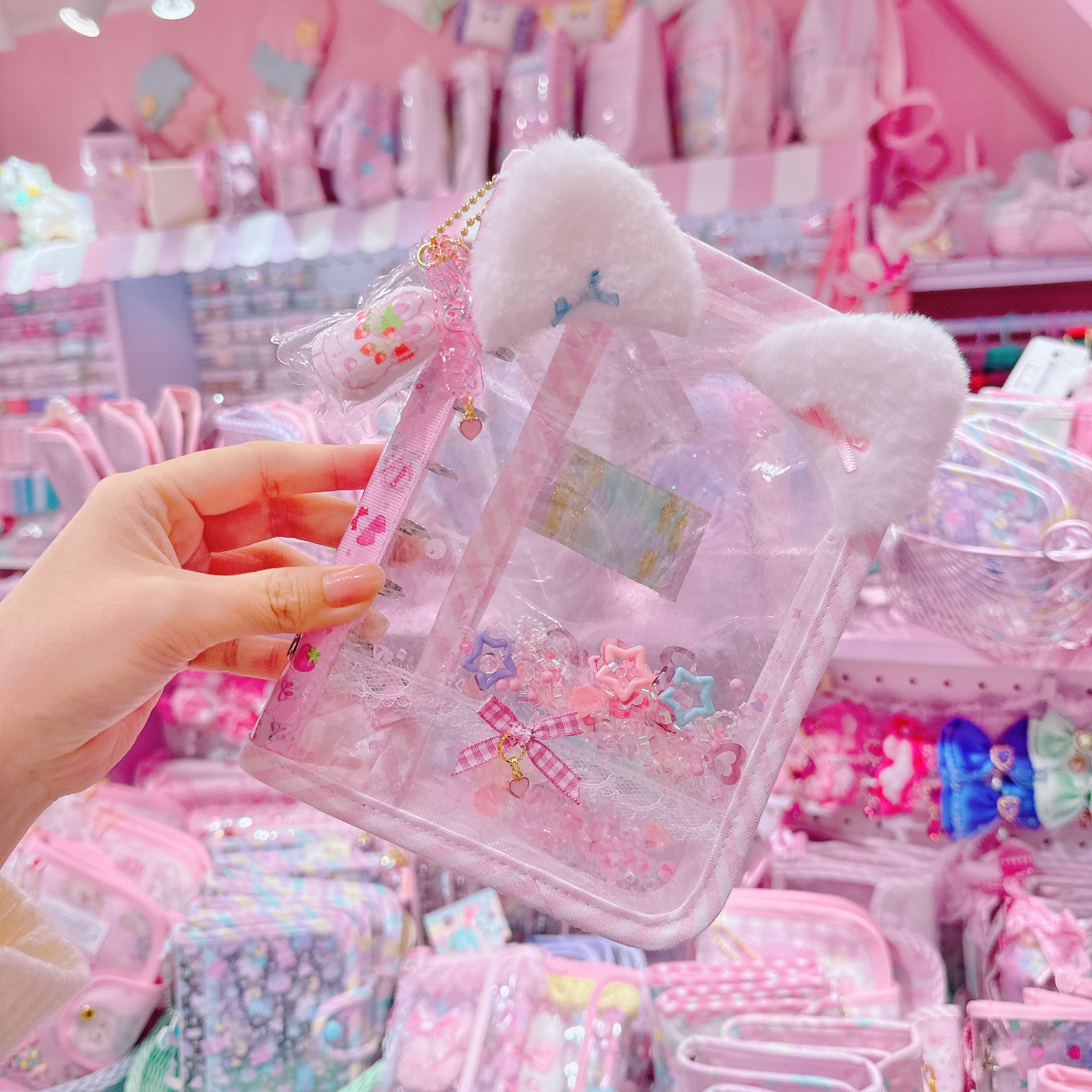 【K2】80-10ねこみみA7シール帳(6穴)