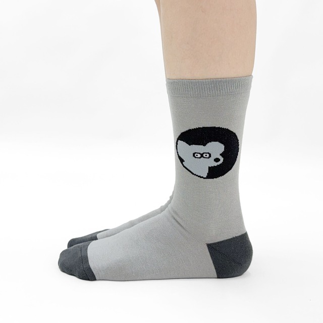 【Seiji Matsumoto】松本セイジ SOCKS PEEKING ANDY  GREY ソックス