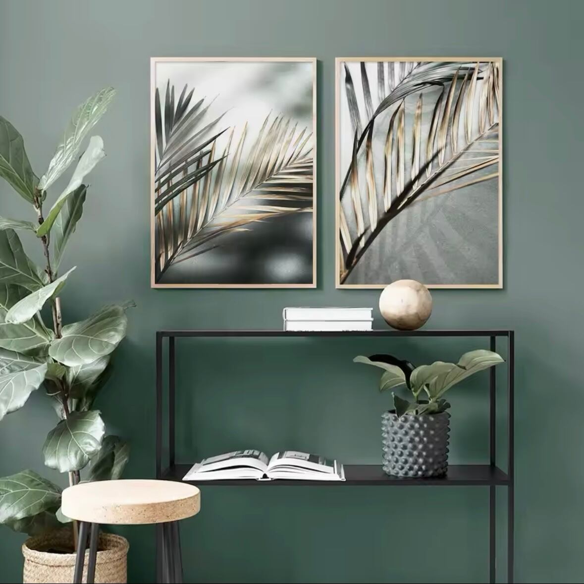 水彩画　夏のインテリア　南国風 水彩画 夏のインテリア 南国風 水彩画 夏のインテリア 南国風