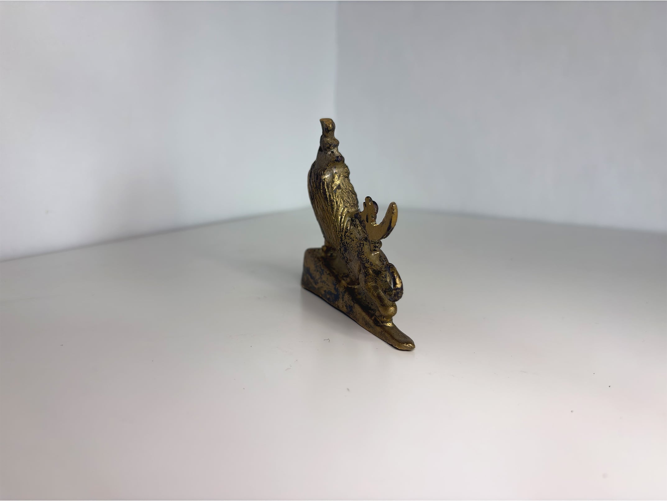 エチオピア ジュダ ライオン 金属 オブジェ (S)｜アフリカンアート