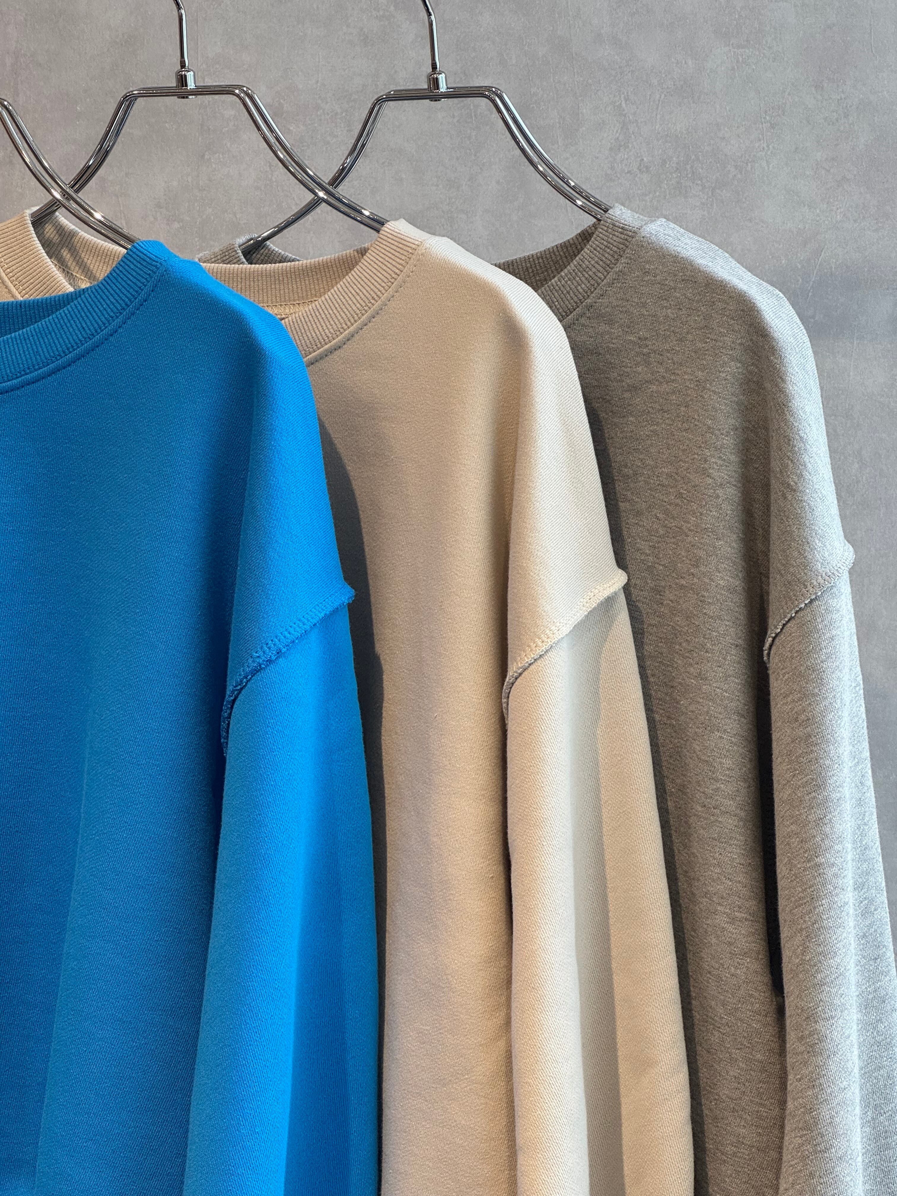 rib cuff out stitch sweat short pullover