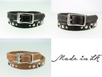 エルエー ナイツ レッド 2:MADE in LA メイド イン エルエー レザー ブレスレット