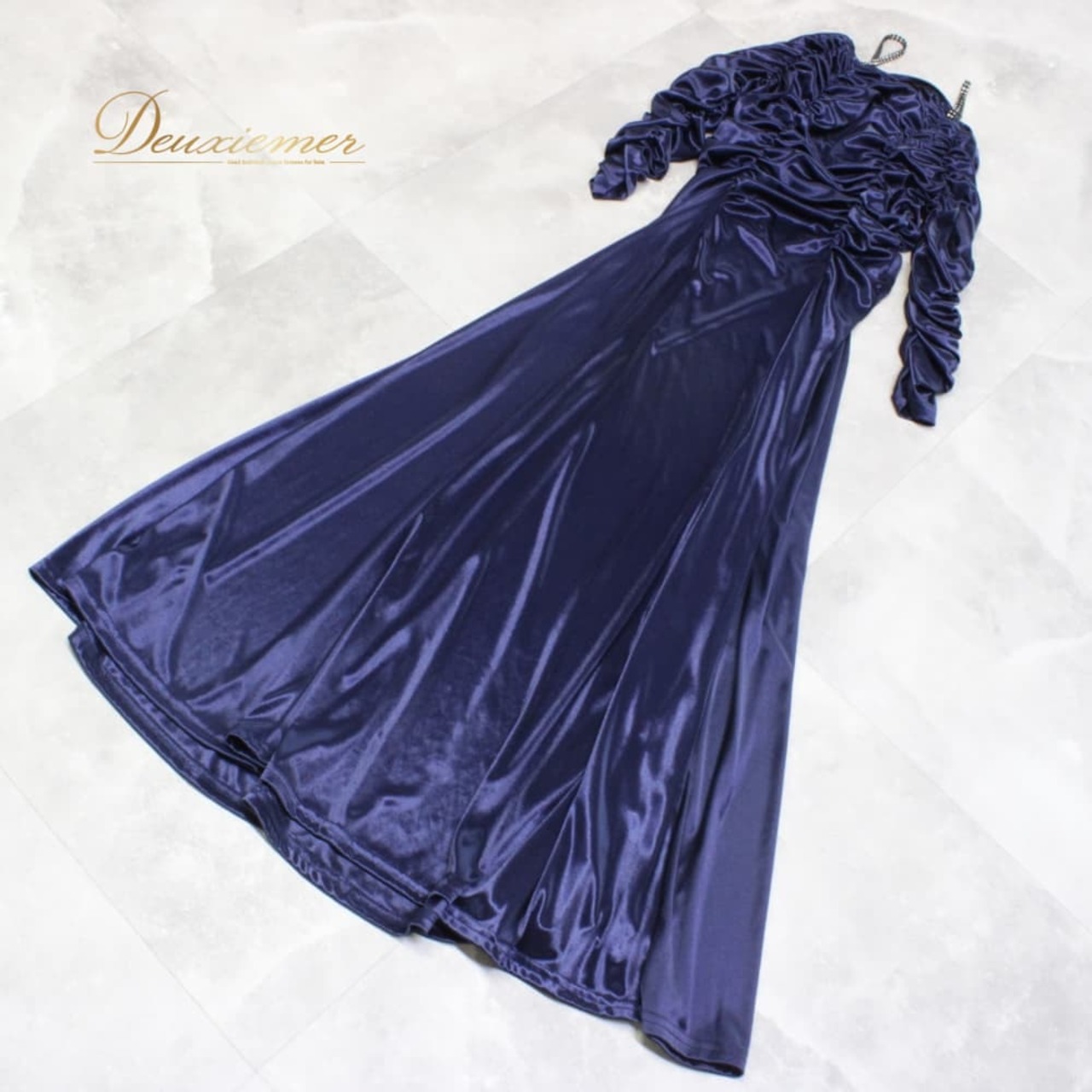 社交ダンス 衣装 ICHIOKU イチオク ドレス スタンダード ネイビー系 紺 ワンピース スタンダードドレス レッスンウェア 練習用 練習着 無地 光沢感 きれいめ 上品 気品 エレガント かわいい 大人っぽい 華やか パーティドレス ダンスパーティー ステージ衣装 舞台衣装 発表会 ワンピースドレス 社交ダンスドレス ラインストーン 大人可愛い パーティ用 ステージ用 舞台用 発表会用 競技 ダンス衣装 ダンスパーティー衣装 上品ドレス 華やかドレス ニットなし レディース レディースダンス衣装