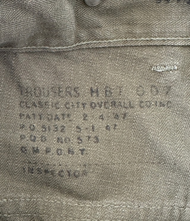 -U .S .ARMY- Vintage 50s S 13star button Baker Pants