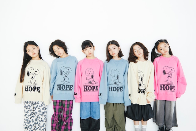 GRIS / PEANUTS 23AW "LOVE"  Crew Neck Sweat　L/XLサイズ