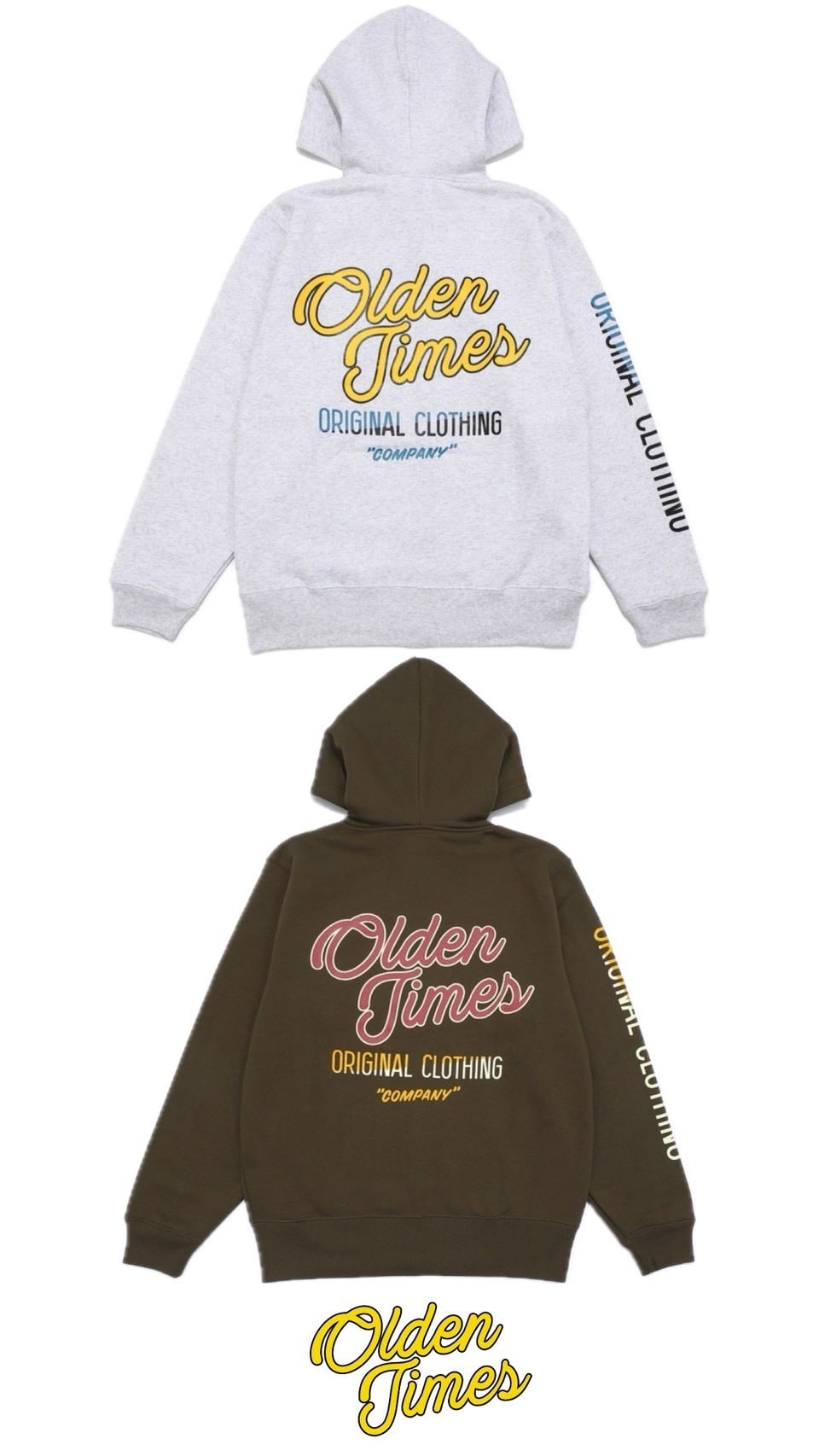 【新作/2色展開】COMPANY LOGO T/C SWEAT ZIP HOODIE