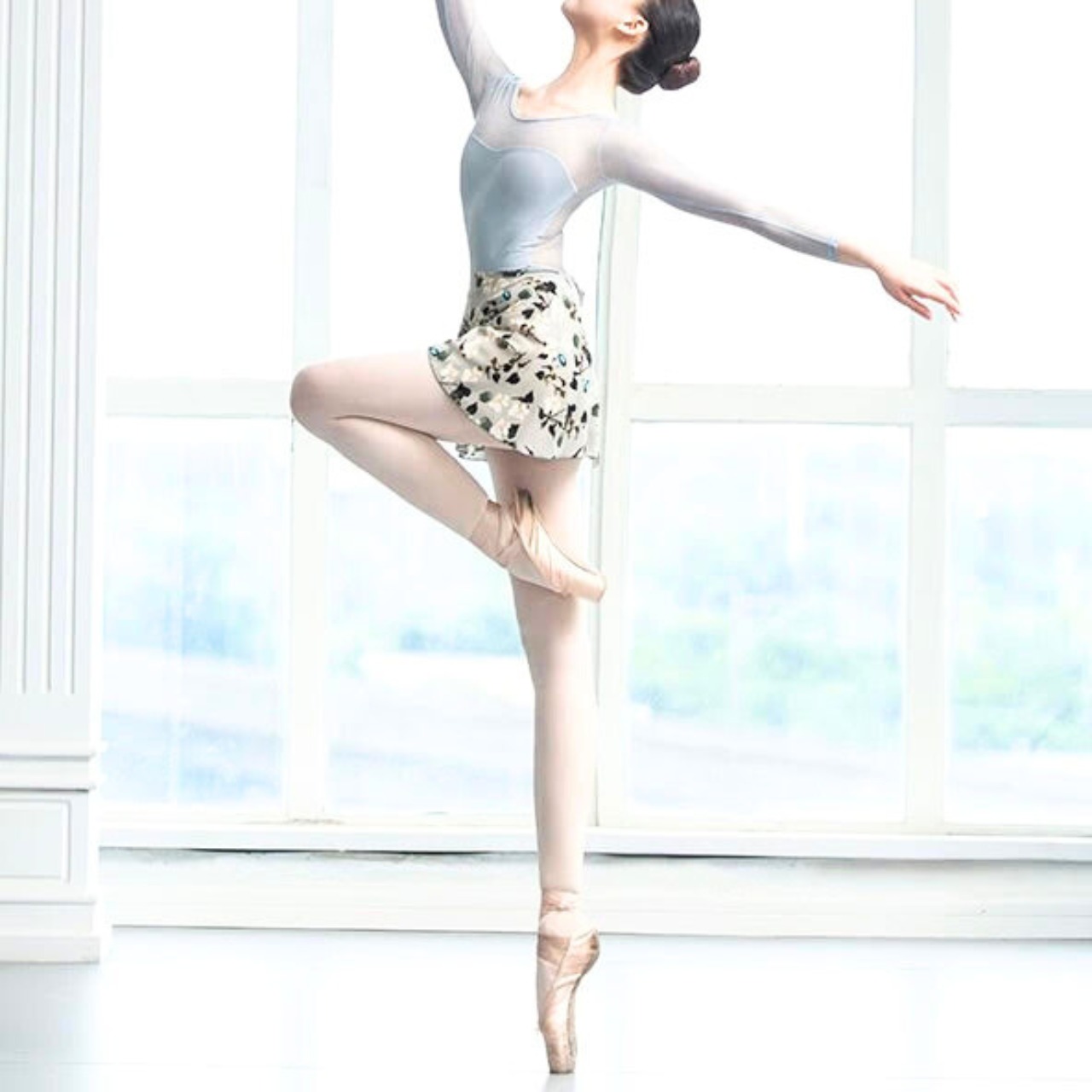 フルール ヴァリエ 巻きスカート 7色展開 L1402