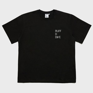 [RUFF D DIVE] Basic Logo T-Shirt Black 正規品 韓国ブランド 韓国通販 韓国代行 韓国ファッション