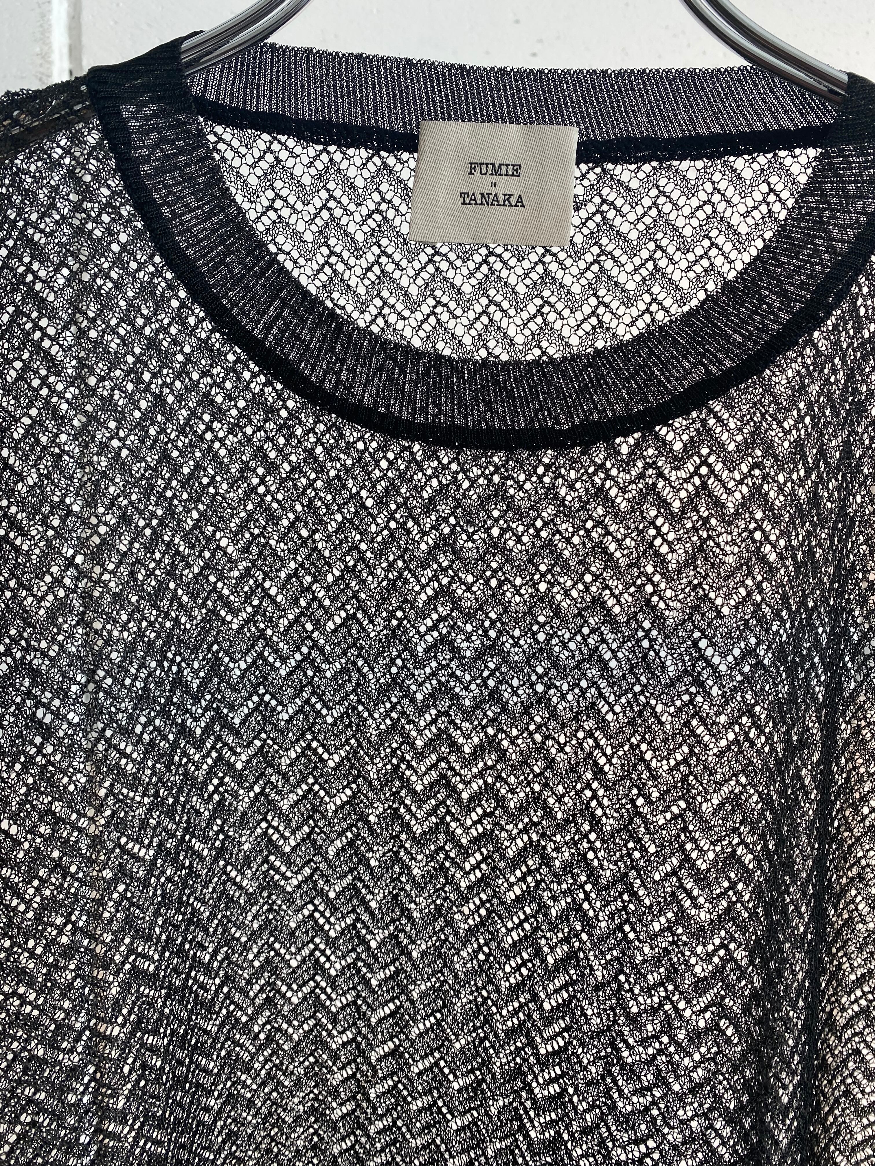 FUMIE=TANAKA sheer mesh vest | AAR