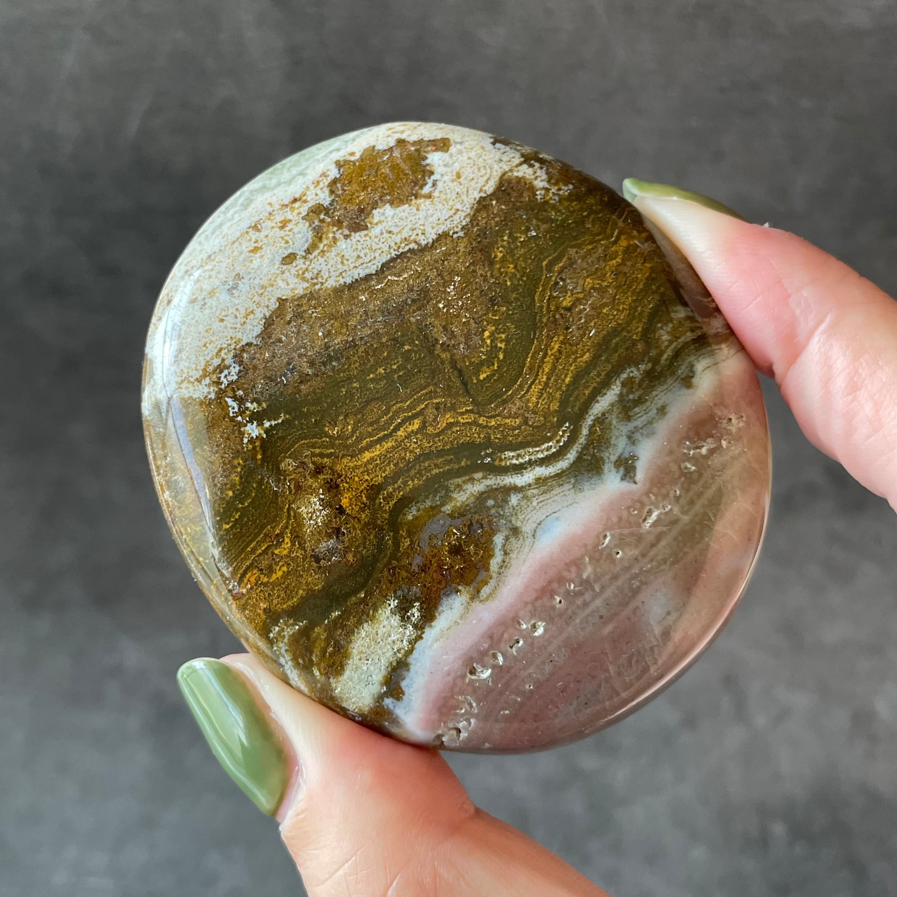 マダガスカル産♦︎Ocean Jasper オーシャンジャスパー|palm パーム|天然石 パワーストーン 鉱物 gem stone