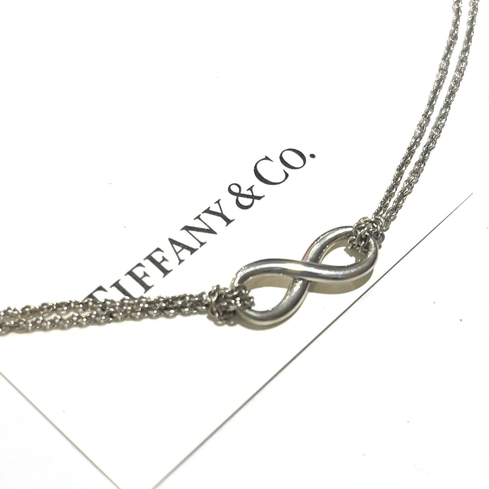 TIFFANY&CO.】インフィニティツイストダブルロープブレスレット