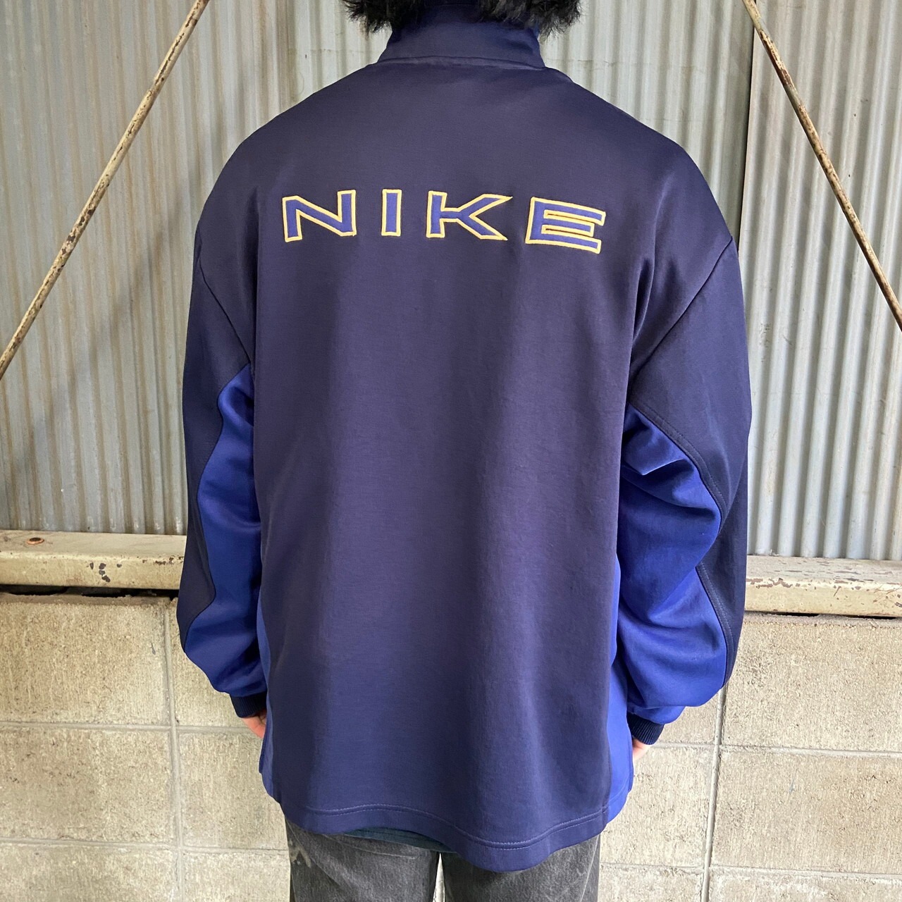 NIKE ナイキ スウォッシュ バック刺繍 トラックジャケット メンズL-XL  